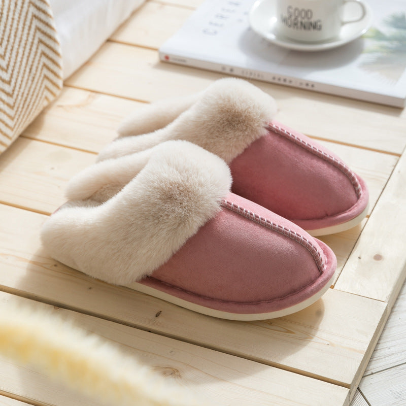FLUFFY SLIP ON SLIPPERS