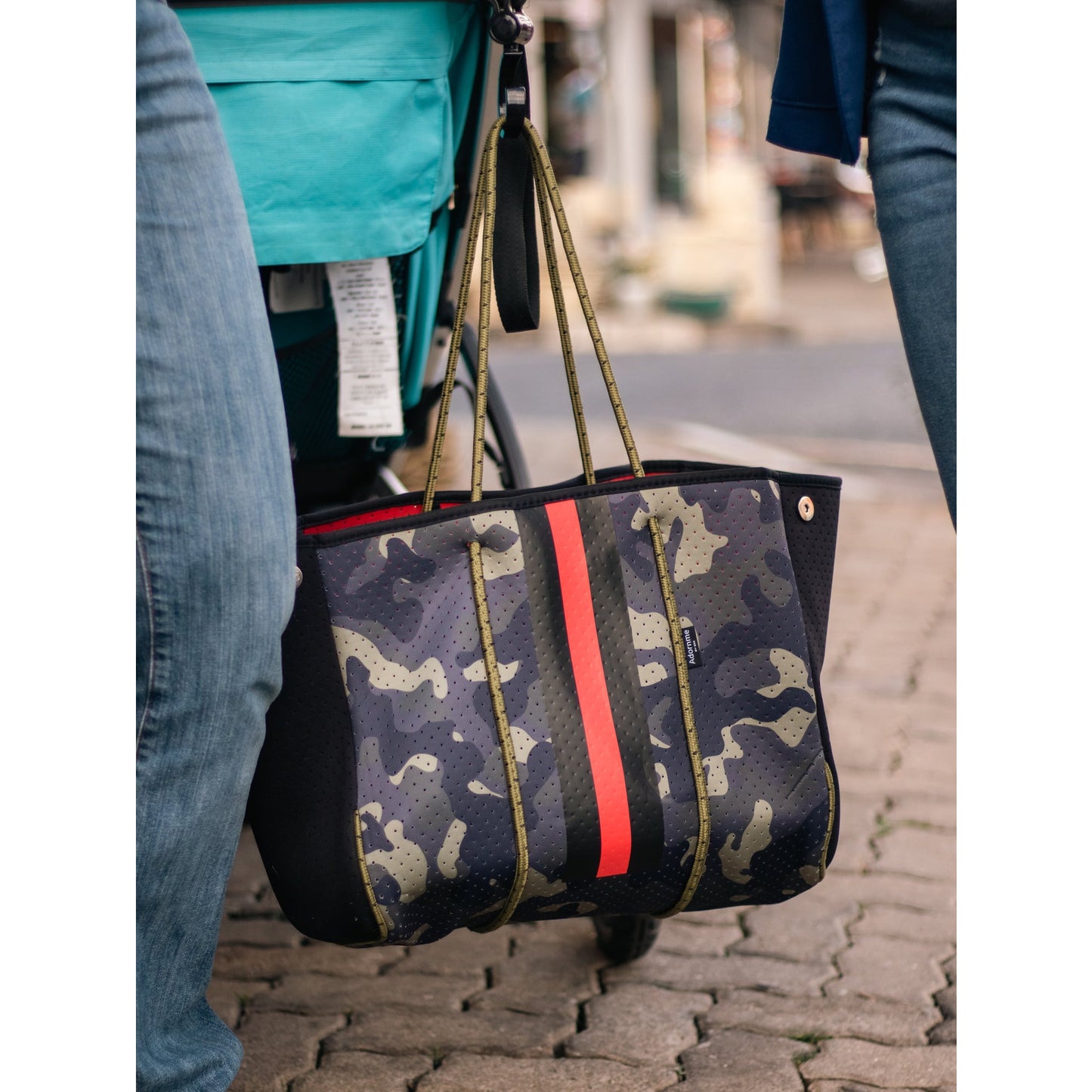 CAMO RED  TOTE