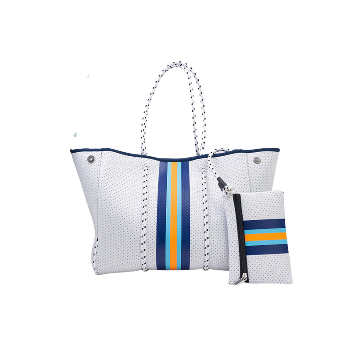 BLUE & WHITE TOTE